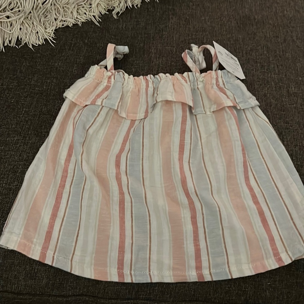 NWT- Little One Co. Striped Tank Top